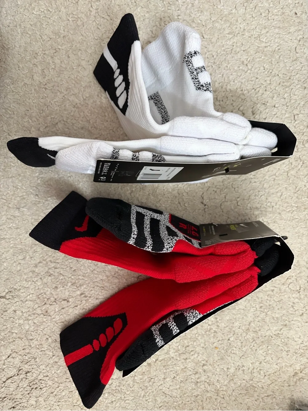 Nike power grip socks *rare* 2 pairs